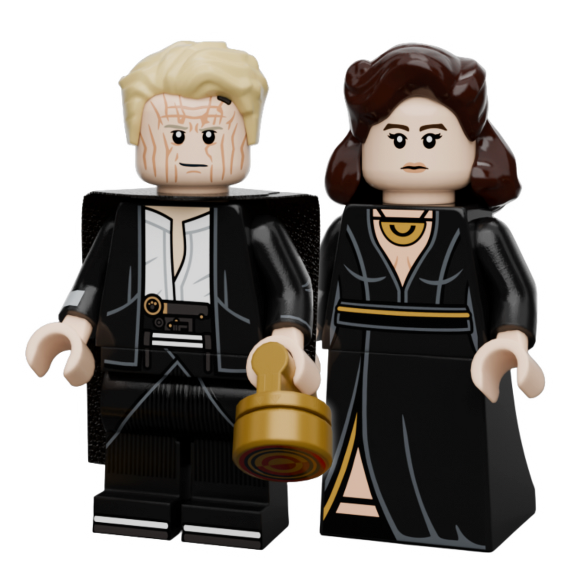 Crimson Crimelord & Deceptive Damsel | Custom Figures